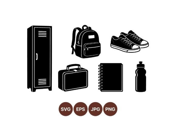 Exploring School Essentials SVG Collection