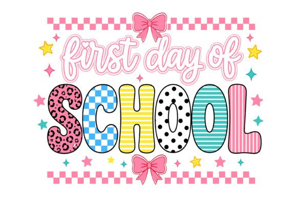 First Day of School Girl SVG: A Charming Embroidery Design
