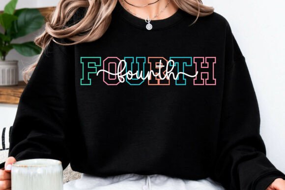 Fourth Grade Svg Teacher Shirt Png: A Versatile Design