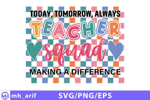 Inspirational Teacher Squad SVG Design Review