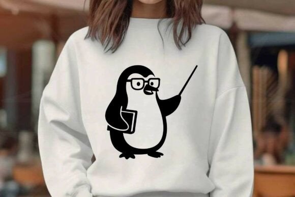 Review: Funny Teacher Penguin SVG for Embroidery