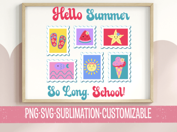 Review: Hello Summer, So Long School Stamp SVG