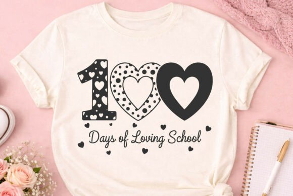 Review of 100 Days of Loving School Heart SVG