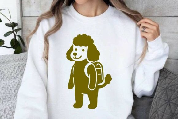 Review: Poodle Wearing School Bag SVG Cut File