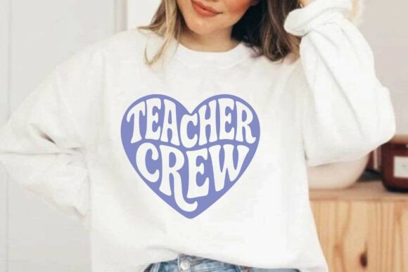 Teacher Crew Svg T-shirt Design Vector