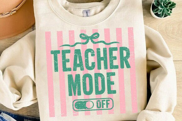 Teacher Mode Off: A Fresh Embroidery Design
