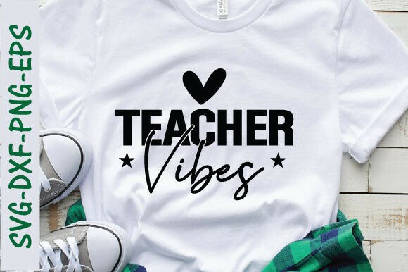 Teacher Vibes SVG: A Versatile Design for Educators